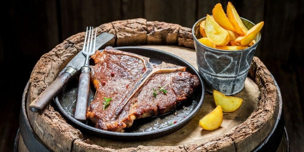 Steak dinner.